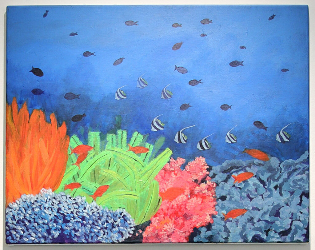 Coral reefs are in danger of climate change and run off of chemicals